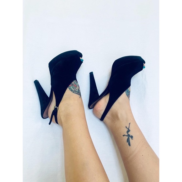 Vintage Prada platform sling back heels - Picture 5 of 7